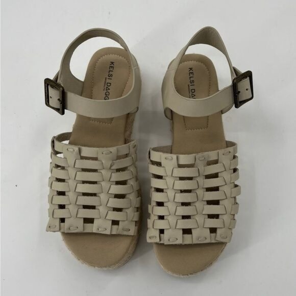 Kelsi dagger Brooklyn Desert Platform Sandals in Sandpiper - Size 6 - Picture 3 of 11